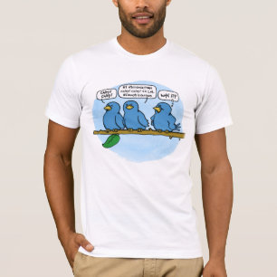 T-shirt Oiseau de gazouillement dans la vie réelle
