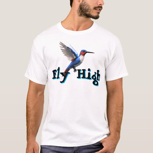 T-shirt Oiseau de Humming - (Devant)