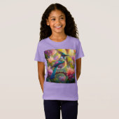 T-Shirt Oiseau de Jay Imaginaire vert (Devant entier)