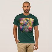 T-shirt Oiseau de Jay Imaginaire vert (Devant entier)