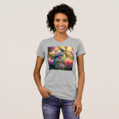 T-shirt Oiseau de Jay Imaginaire vert (Devant entier)