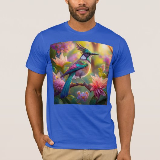 T-shirt Oiseau de Jay Imaginaire vert (Devant)