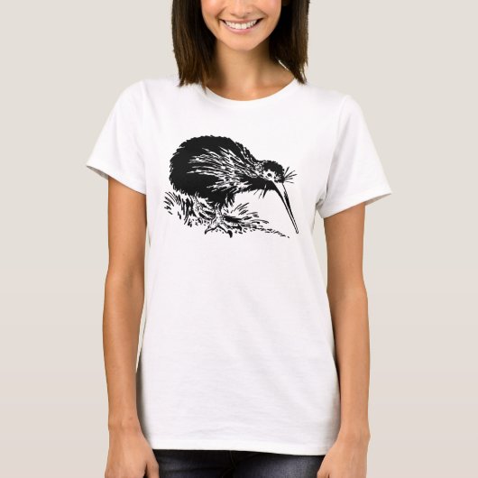 T-shirt oiseau de kiwi (Devant)