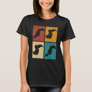 T-shirt Oiseau de la forêt tropicale Animal Pop Toucan