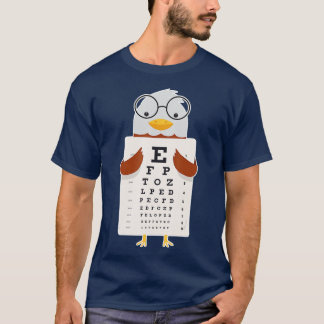 T-shirt Oiseau de l'aigle Diagramme des yeux