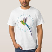 T-shirt Oiseau-de-mer Bleu à longue queue (Devant)