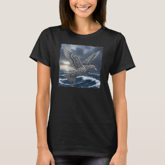 T-shirt Oiseau de mer celtique au-dessus de l'océan !