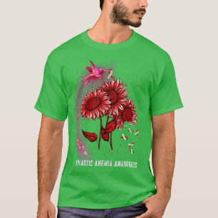 T-shirt Oiseau de mer Tournesol Aplastique Anémie Sensibil