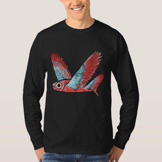 T-shirt Oiseau de poisson (Devant)