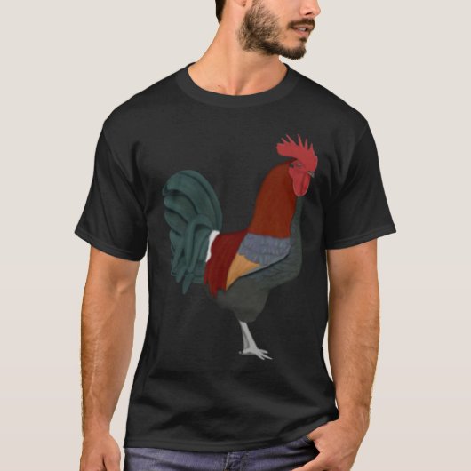 T-shirt Oiseau de poulet du coq Oiseau Oiseau Oiseau Oisea (Devant)