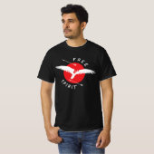 T-shirt Oiseau De Prey Esprit Libre (Devant entier)