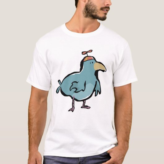 T-shirt oiseau de propulseur (Devant)