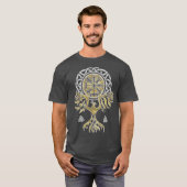 T-shirt Oiseau de Vegvisir et de Phoenix (Devant entier)