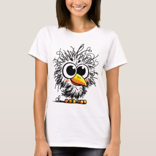 T-shirt Oiseau dépenaillé : Art mignon et drôle