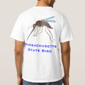 T-shirt Oiseau d'état du Massachusetts (Dos)