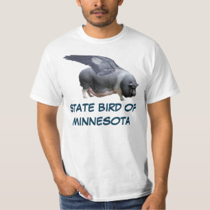 T-SHIRT OISEAU D'ÉTAT DU MINNESOTA : LE PORC
