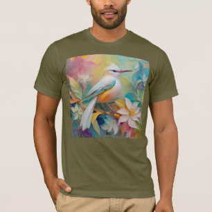 T-shirt Oiseau d'Imaginaire tourbé d'or