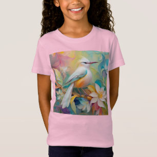 T-Shirt Oiseau d'Imaginaire tourbé d'or