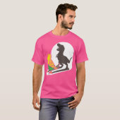 T-shirt Oiseau Dinosaure Zookeeper Paléontologue Budgie Pa (Devant entier)