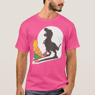 T-shirt Oiseau Dinosaure Zookeeper Paléontologue Budgie Pa
