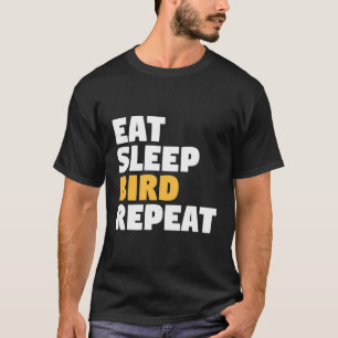 T-shirt Oiseau Drôle À Regarder Long Manches T Chemise Bir