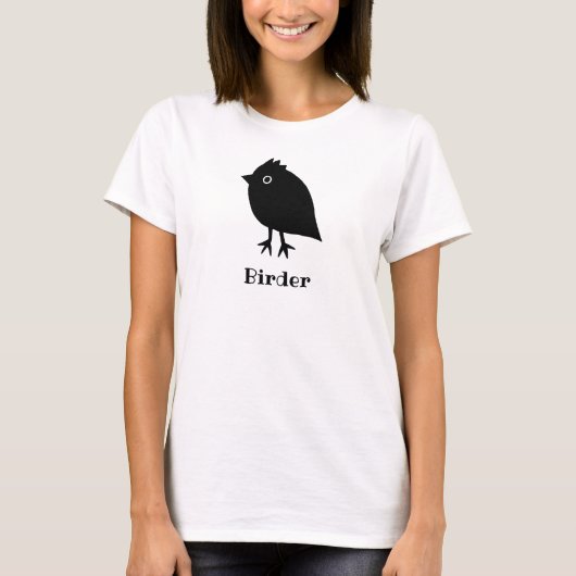 T-shirt Oiseau drôle de Birdwatcher Twitcher de Birder (Devant)