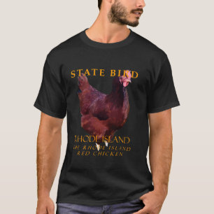 T-shirt Oiseau du Territoire de Rhode Island Le Rhode Isla