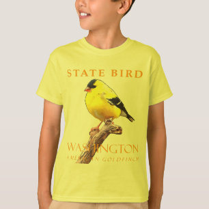 T-shirt Oiseau du territoire de Washington L'Américain Gol