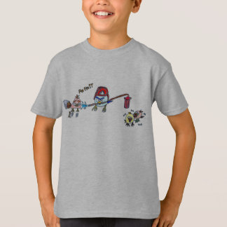 T-shirt Oiseau en colère pompier