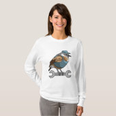 T-shirt Oiseau en tireur avec clé (Devant entier)