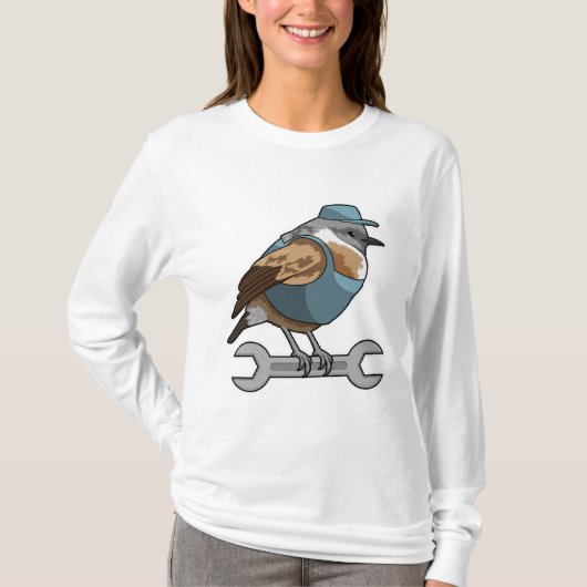 T-shirt Oiseau en tireur avec clé (Devant)