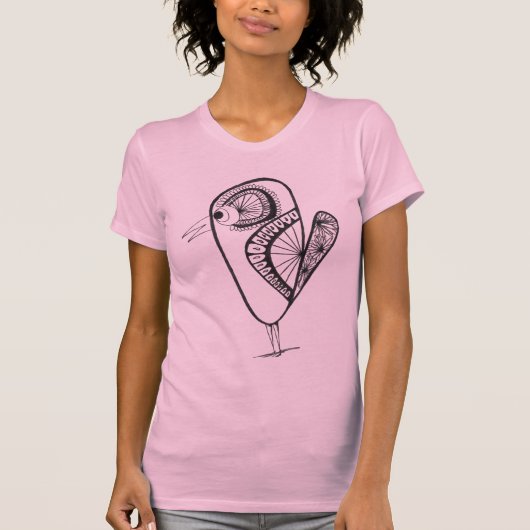 T-shirt Oiseau grand (Devant)