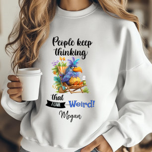 T-shirt Oiseau grincheux Humour sarcastique cadeau personn