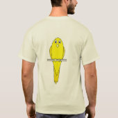 T-shirt Oiseau jaune. Canari (Dos)