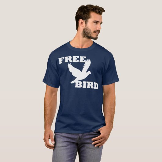 T-shirt Oiseau libre (2) (Devant entier)