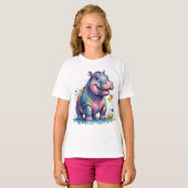 T-shirt Oiseau macareux mignon (Devant entier)