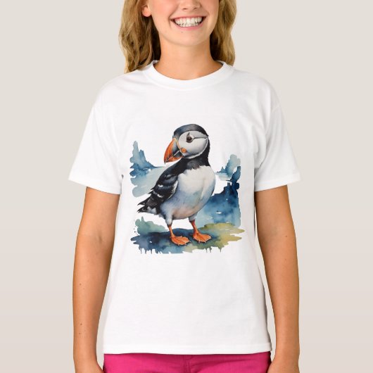 T-shirt Oiseau macareux mignon (Devant)