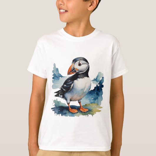 T-shirt Oiseau macareux mignon (Devant)