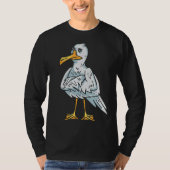 T-shirt Oiseau marin Mouette affamée (Devant)