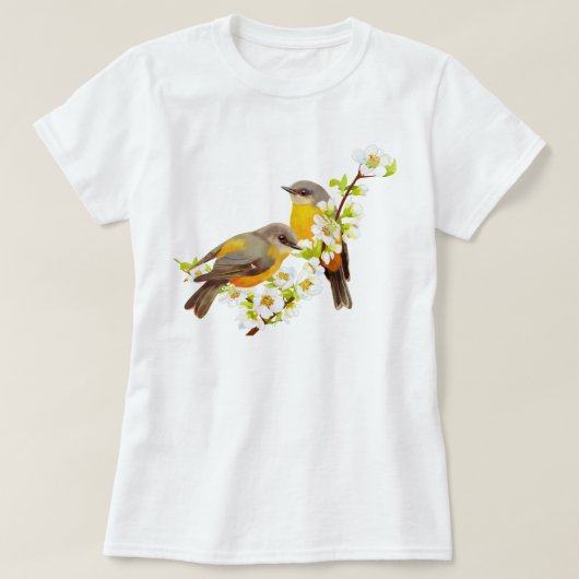 T-shirt Oiseau mignon (Design devant)