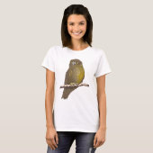 T-shirt Oiseau Morepork RURU NZ (Devant entier)