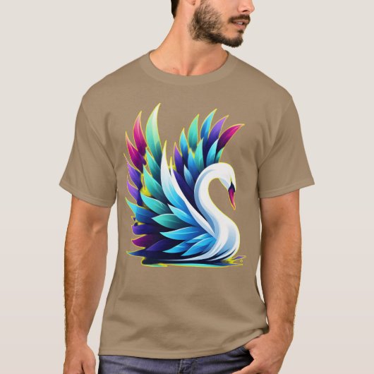 T-shirt Oiseau Mute Swan drôle (Devant)