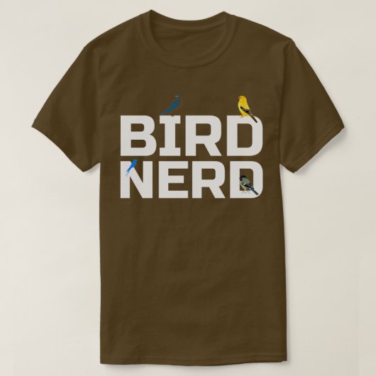 T-shirt Oiseau Nerd 1 (Design devant)