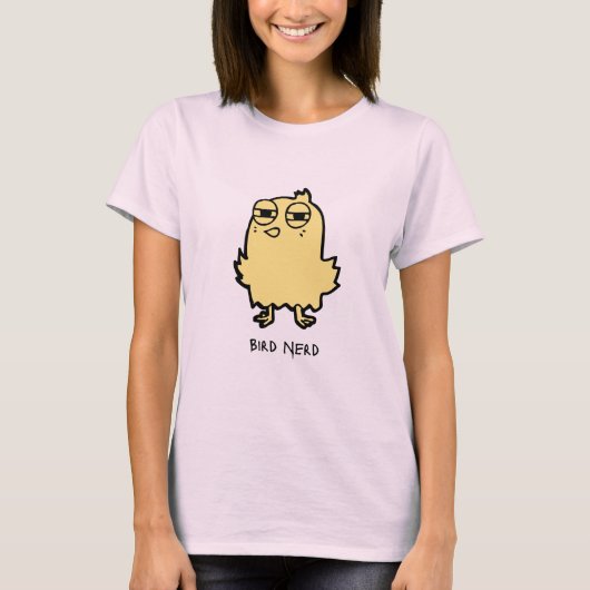 T-shirt Oiseau Nerd Oiseaux Lover (Devant)