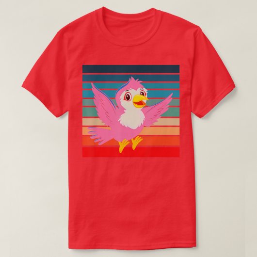 T-shirt Oiseau - Observation des oiseaux - 1 (Design devant)