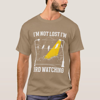 T-shirt Oiseau observation mignonne Oiseau don amoureux