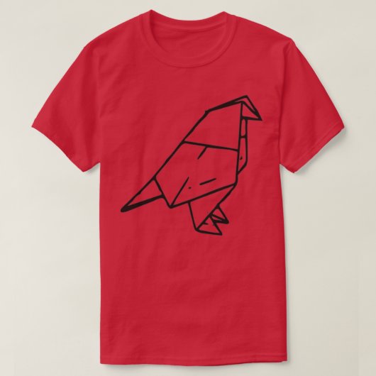 T-shirt Oiseau origami 10 (Design devant)