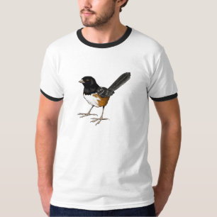 T-shirt Oiseau repéré de Towhee, art original, observateur