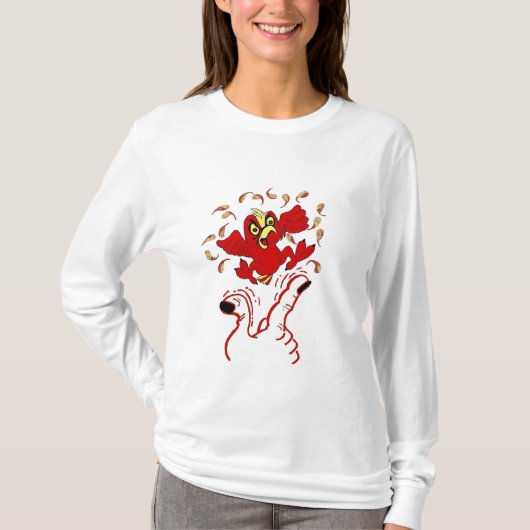 T-shirt Oiseau rouge (Devant)