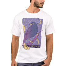 Oiseau Sacré Fantaisiste avec Croissant de Lune